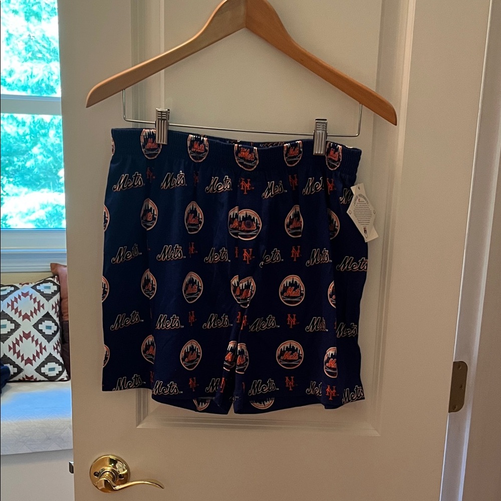 Men’s Navy Blue MLB Met’s Boxers